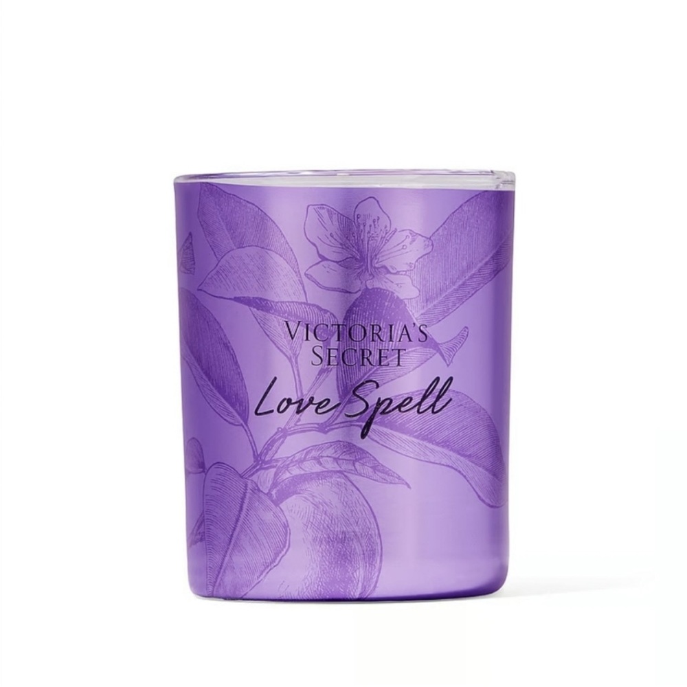 NEW Victoria's Secret Pink Love Spell Purple Candle - New in Box